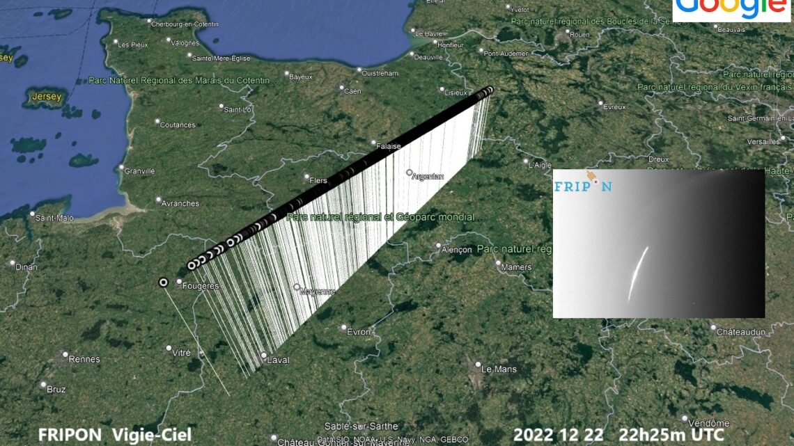 Bolide du 22 décembre, 23h24